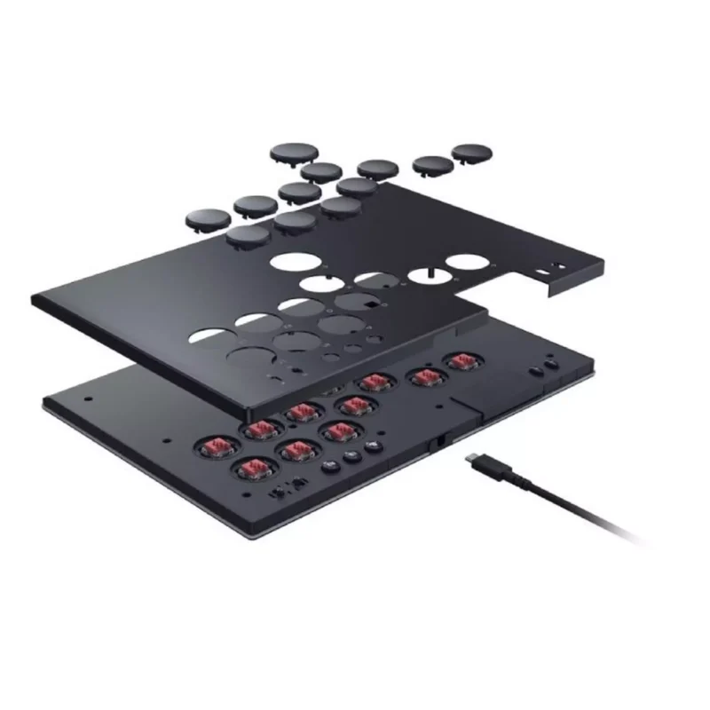 Razer Kitsune All-Button Optical Arcade Controller for PS5 & PC, RZ06-05020100-R3U1 – Black