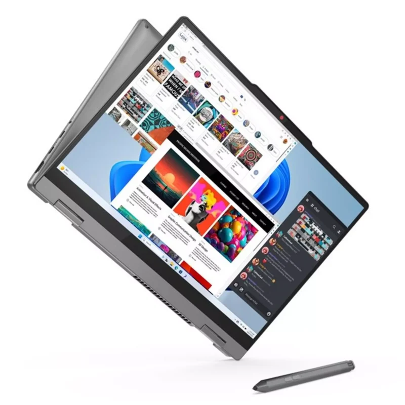 Lenovo IdeaPad 5 2-in-1 Convertible Laptop, Intel Core i7-13620H, 512GB SSD, 16GB RAM, 14inch OLED, Integrated Intel UHD Graphics, Windows 11 Home, 83KX002RAX - Luna Grey