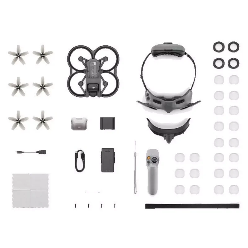 652494-02 DJI Avata Explorer Drone Combo, 1080p, DJI-FAV100-C3 - Grey