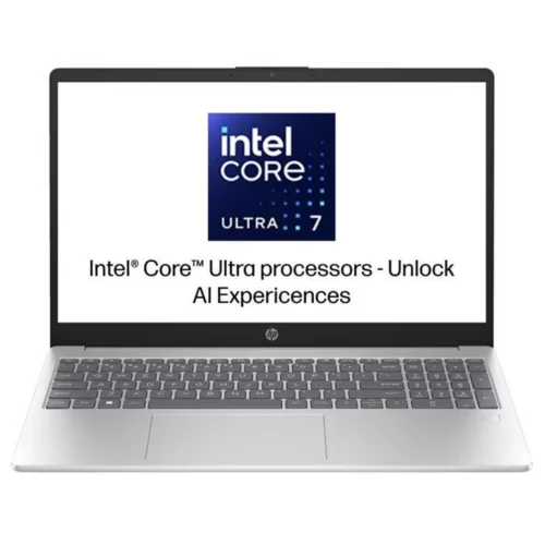 662377-00 HP 15 Laptop, , Intel® Core™ Ultra 7, 16GB RAM, 1TB SSD, 15.6-inch, Intel Integrated, Windows 11 Home, 15-FD1011NE – Silver