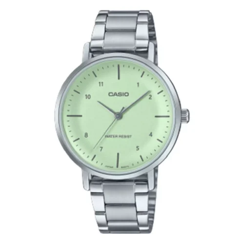 662396-01 Casio Ladies Watch, Analog , 40mm, Stainless Steel Strap, LTP-VT03D-3BDF - Silver